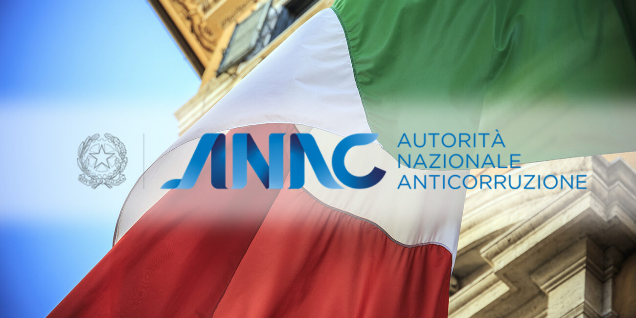 Flag of Italy in Rome